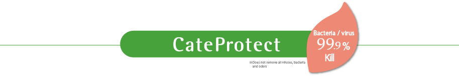 CateProtect　Kills 99.9% of Viruses and Bacterias